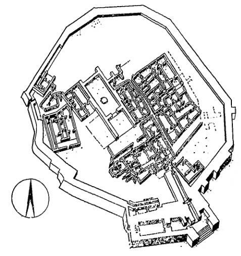 Рис 3 Реконструкция плана цитадели Трои II 2300 г до н э К сожалению - фото 4
