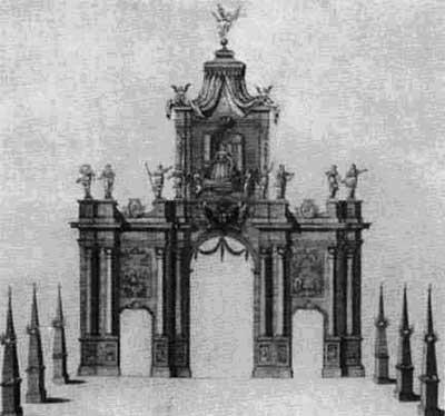 Триумфальная арка в честь коронации Анны Иоанновны Проект Фейерверк в - фото 15