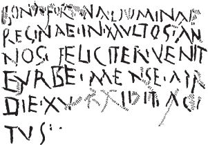 Рис 4 Латинская надпись из МусавваратэсСофры Брюс возвращался после своего - фото 4