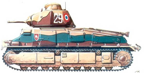 Средний танк S35 4й кирасирский полк 1й легкой механизированной дивизии - фото 20