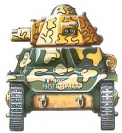 Легкий танк Н35 вид спереди 18й драгунский полк 1й легкой механизированной - фото 26