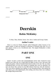Deerskin: Robin McKinley