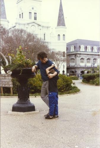 Spencer and his son Asher in New Orleans Ashers mothers hometown in 1987 - фото 7