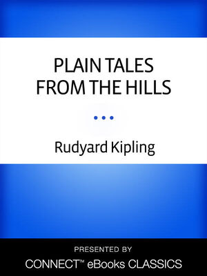 Rudyard Kipling Plain Tales from the Hills