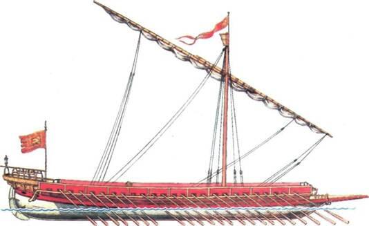Галера типичное военное гребное судно на протяжении XVIIXVIII веков У нее - фото 18