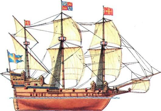 В конце XV середине XVI века в Швеции строили корабли которые называли - фото 20