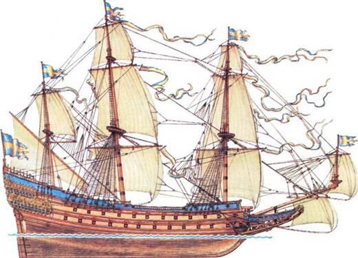 Корабль был построен в 1628 году в Стокгольме и назван Baca в честь - фото 28