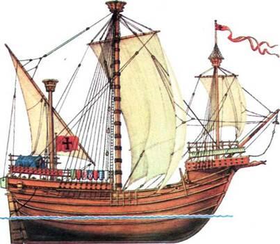 В первой половине XV века крупнейшим судном применявшимся для военных и - фото 4