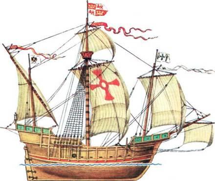 Часто флагманский корабль X Колумба называют каравеллой но это не - фото 8
