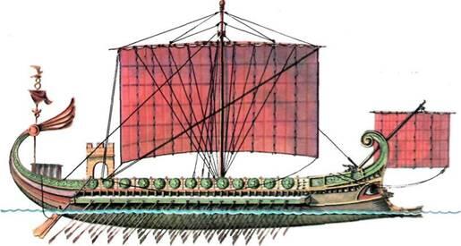 Основной тип боевого корабля Средиземноморья периода Пунических войн 264146 - фото 21