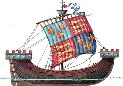 Постройка корабля относится к началу XV века подробное его изображение дано на - фото 63