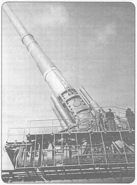 Суперорудие было собрано в конце 1941 года в цехах завода фирмы Крупп В - фото 3