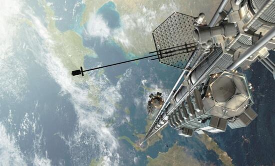 Воображаемый космический лифт изображение NASA Главное преимущество - фото 1