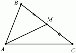 Рис 22 AM медиана треугольника ABC BM MC Внешним углом треугольника - фото 22