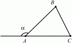 Рис 23 внешний угол ABC при вершине А Треугольник называется - фото 23