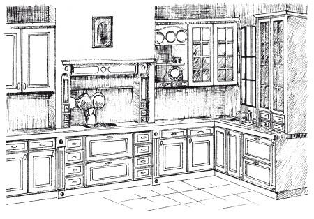Рис 11 Кухня в английском стиле Популярная среди дизайнеров деталь интерьера - фото 11