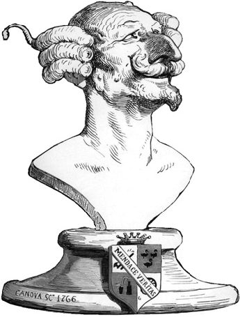 Пародийный портрет барона Мюнхгаузена работы Гюстава Доре к книге Рудольфа - фото 2