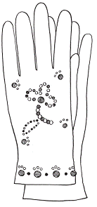 Рис 39Перчатки летние Свяжите резинку укладывая ряды снизу вверх Прежде - фото 48