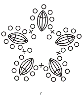 Рис 42Зеленое платье продолжение г схема вязания 15 цветков д схема - фото 54