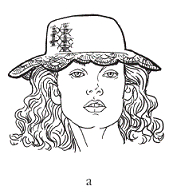 Рис 4 Шляпа в стиле ретро а внешний вид б схема вязания тульи в - фото 9