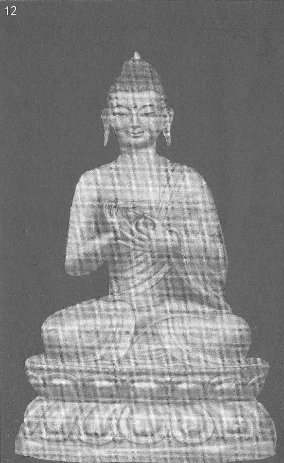 Будда научающий Бронзовая статуэтка из коллекции Агинского дацана Архат - фото 16