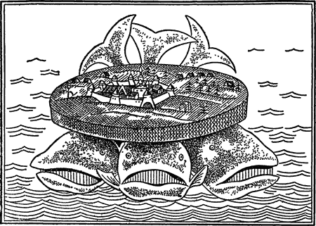 Рис 2 Многие наши предки думали что Земля держится на трёх китах плавающих - фото 4