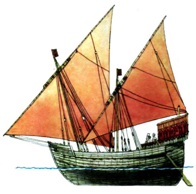 Рис 17 Венецианское грузовое судно середины XIII века Рис 18 Венецианское - фото 17