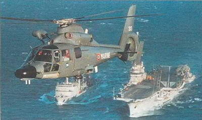 ВМС Франции купили три поисково спасательных вертолета в варианте SA 365F - фото 8