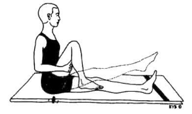 Стадия 1Примите исходное положение Согните правую ногу в колене и обхватите - фото 5