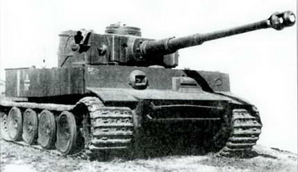 Трофейный танк Тигр 100 на испытаниях в Кубинке 1943 г 162 На звериной - фото 4