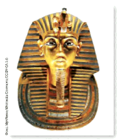 Погребальная золотая маска фараона Ту танхамона Египетский музей в Каире И - фото 6