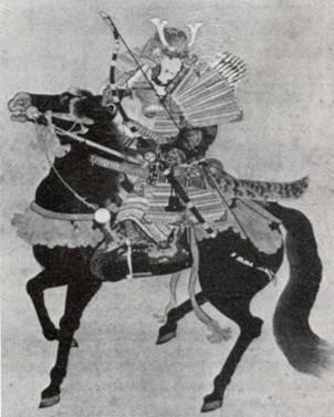 Вертикальный свиток с изображением самурая начала XVI в В это непростое - фото 2