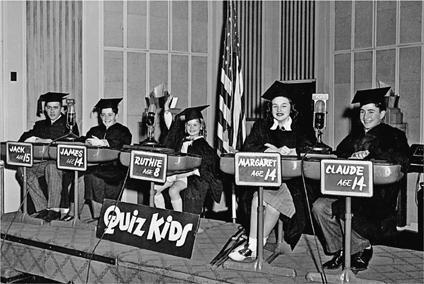 As a Quiz Kid in 1942 second from the left doomed by my lack of familiarity - фото 11