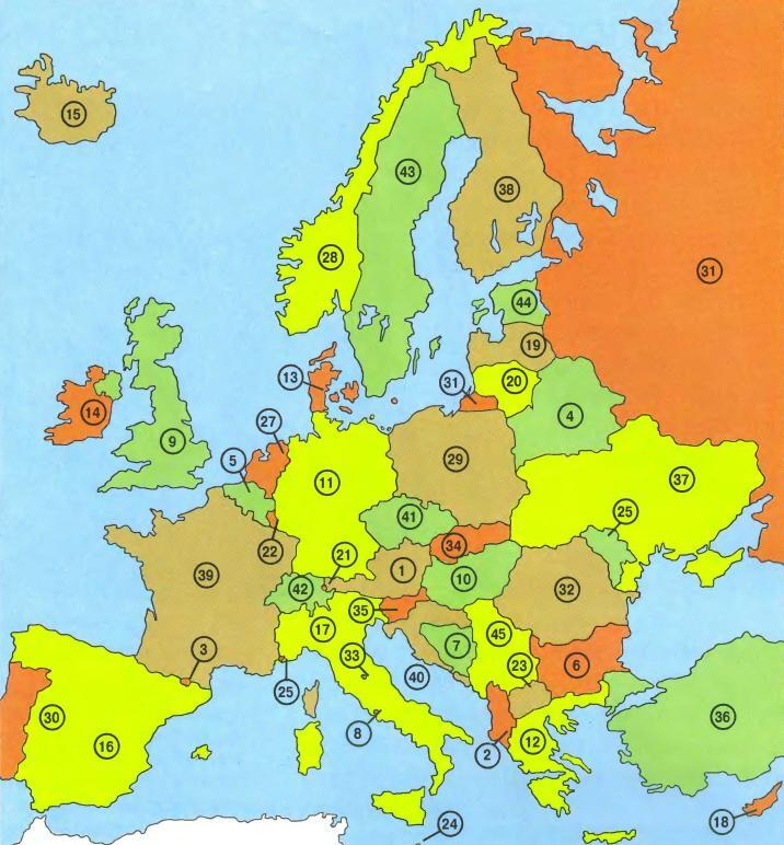 Площадь Европы составляет около 10 млн км 2 Это самая густонаселенная часть - фото 60