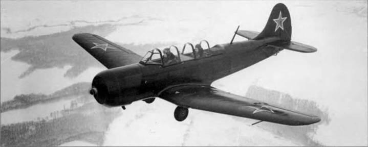 Серийный Як18А в испытательном полете Так как Як18 имел хвостовую опору - фото 48