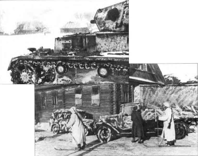 Верхний снимок Танк Pz Kpfw III Ausf F обстреливает русскую деревню - фото 33