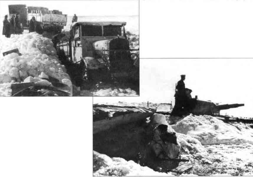 Верхний снимок Солдаты пытаются вытащить грузовик из сугроба Автомобили - фото 38