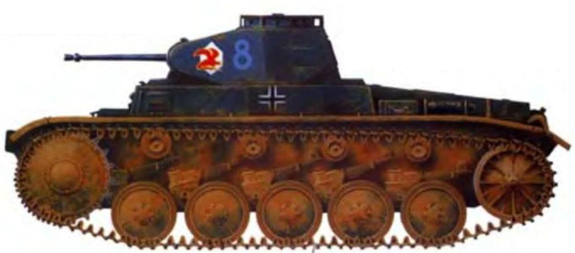Pz Kpfw II Ausf C 3й танковый полк 2й панцердивизии Россия лето 1941 г - фото 65