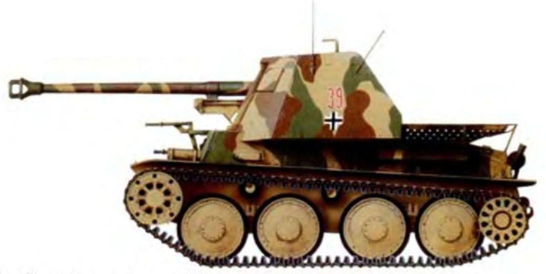 Sd Kfz 139 75 см PaK 40 Pz Kpfw 38t Ausf H неустановленного батальона - фото 70