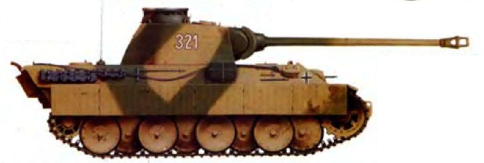 Pz Kpfw V Panther Ausf A панцергренадерская дивизия Великая Германия - фото 151