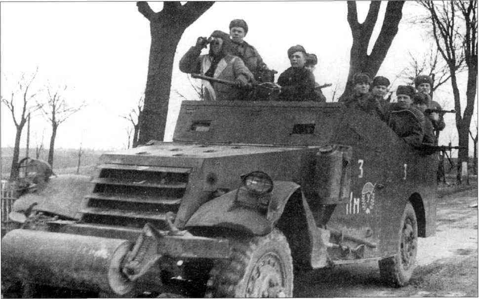 M3AI Скаут кар 3н танковый корпус 2го Белорусского фронта апрель 1945 - фото 73