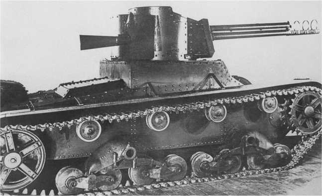 Двухбашенный танк Т26 с установленным в правой башне 76мм динамореактивным - фото 20