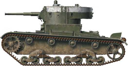 Легкий танк Т26 из состава 16го механизированного корпуса ЮгоЗападный - фото 187