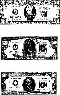 Пояснения к изображениям долларов 1 Подчищают и переделывают цифры можно - фото 37