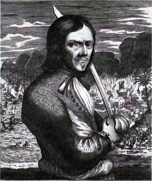 Знаменитый пират Франсуа Лолонуа Гравюра XVIII в Пиратская казнь Хождение - фото 5