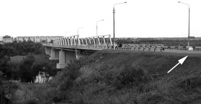 Мост через Березину на старой автостраде Москва Минск в Борисове современный - фото 8