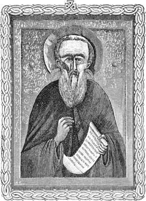 Изображение иконы Преподобного Сергия написанной как говорит предание в год - фото 60