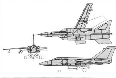 Разработке Торнадо предшествовали проекты британского истребителя Р45 - фото 12