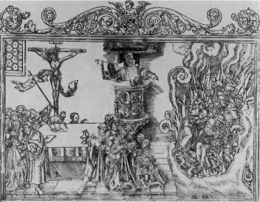 Церковь ложная и истинная Лукас Кранах Младший Около 1546 За кафедрой - фото 33