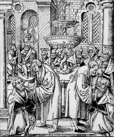 Лютер и Гус причащение под обоими видами Неизвестный саксонский художник XVI - фото 37